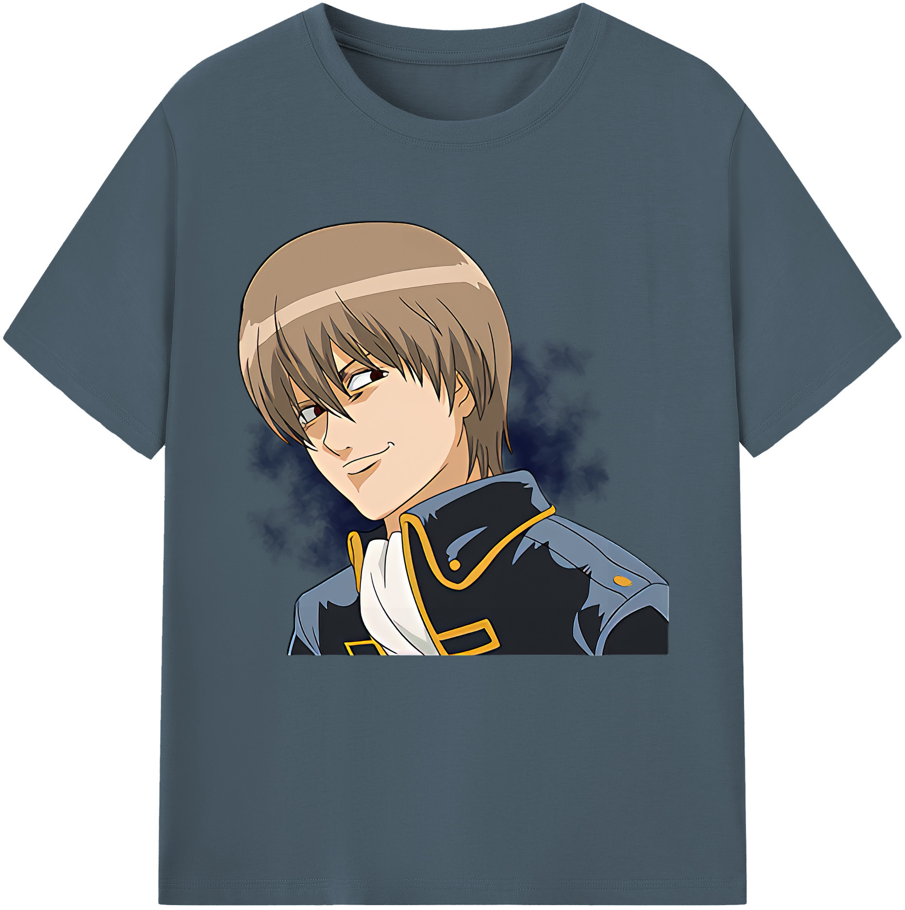 （画像用） ぎんたま 坂田銀時（さかたぎんとき） 神楽 志村新八（しむら しんぱち） GINTAMA Sakata Gintoki Kagura Shimura Shinpachi 綿100％半袖Tシャツ（フロントプリント）